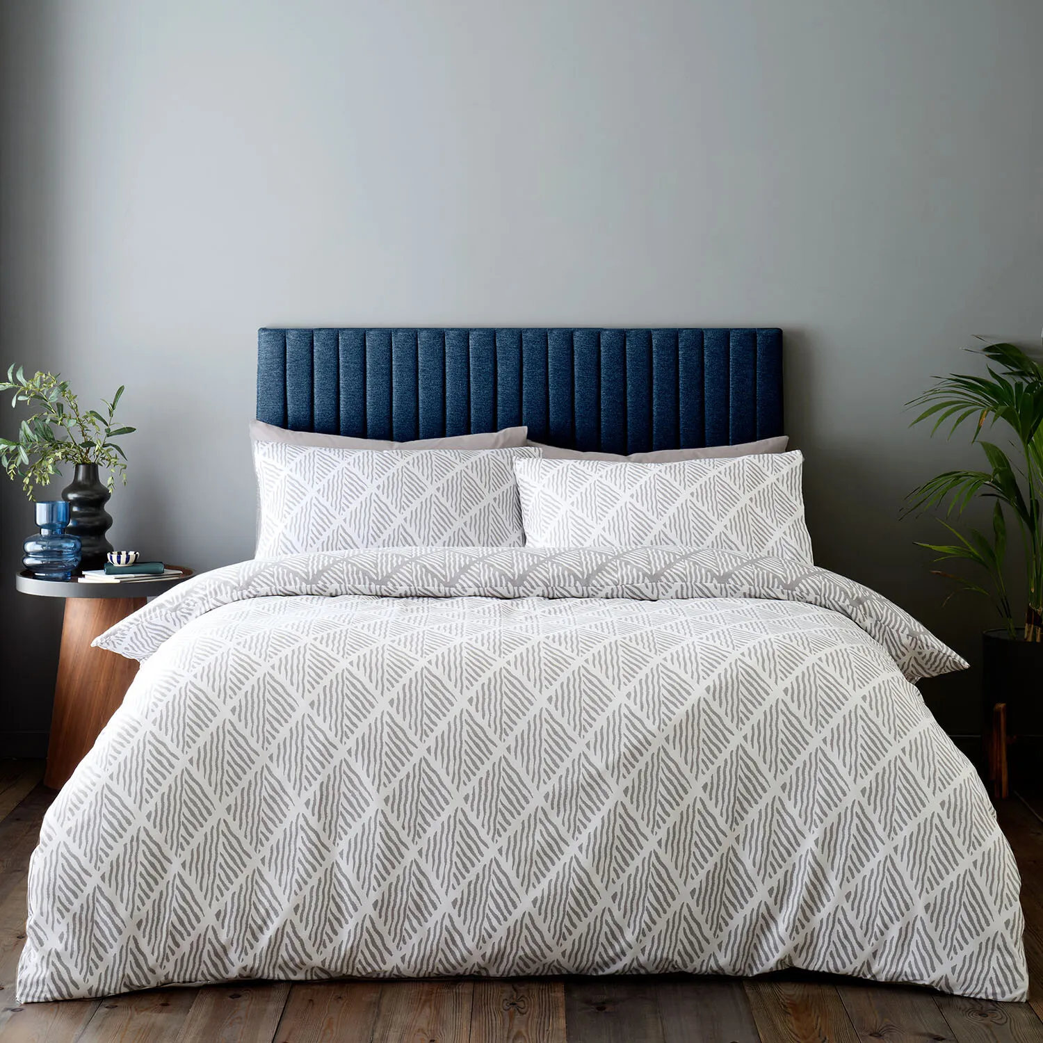 Artemis King Size Duvet Set - Grey