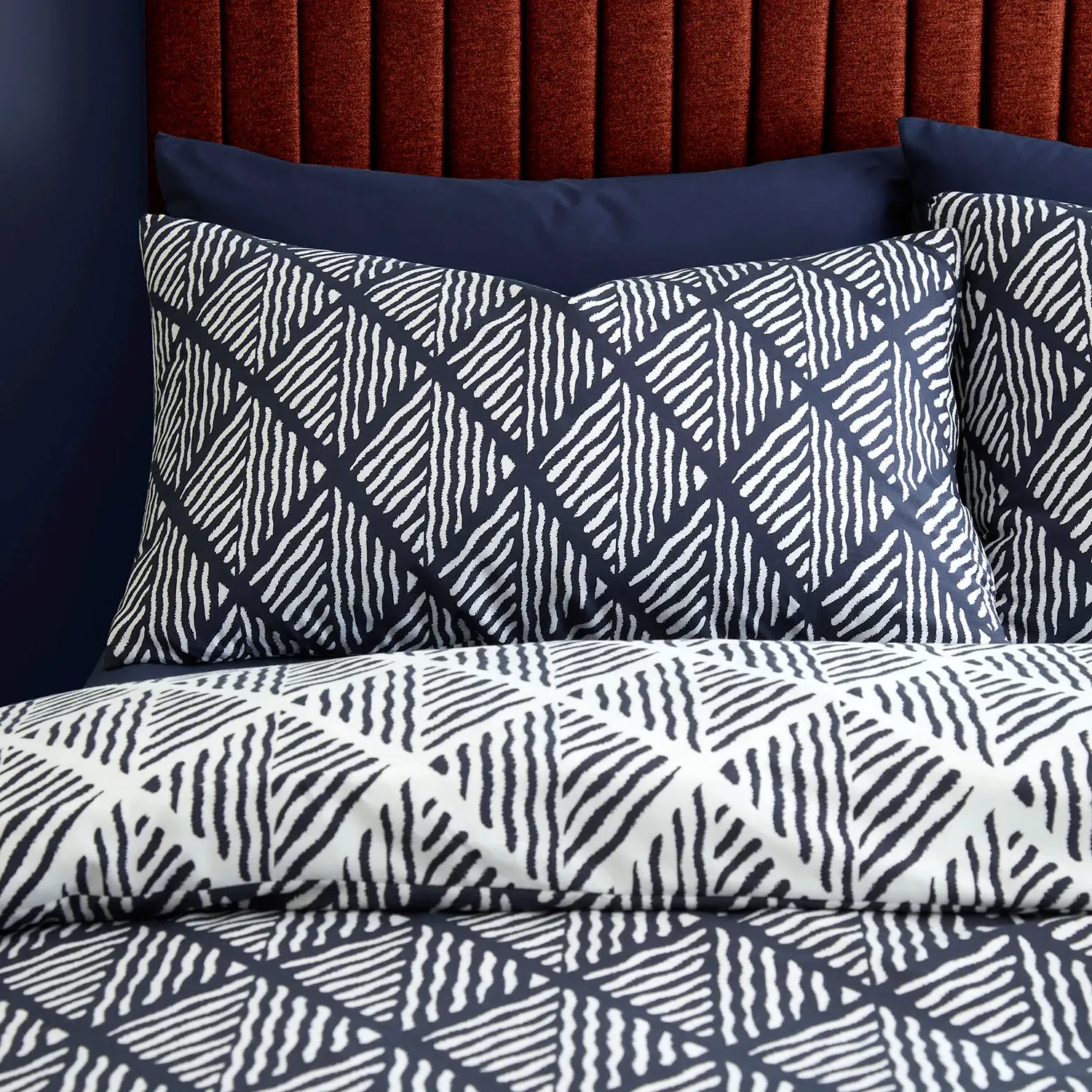 Artemis Single Duvet Set - Navy