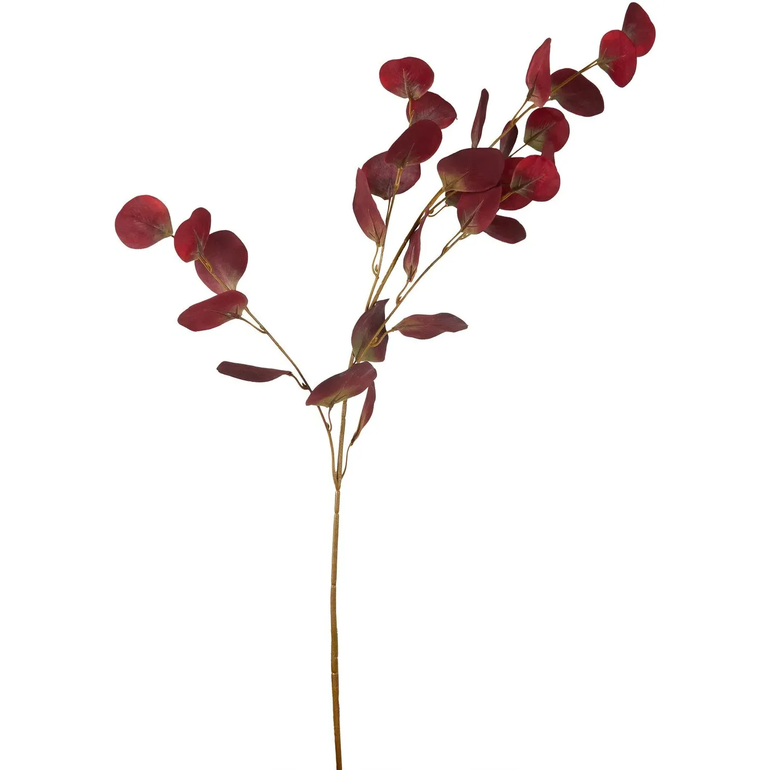 Artificial Eucalyptus Stem - Burgundy image