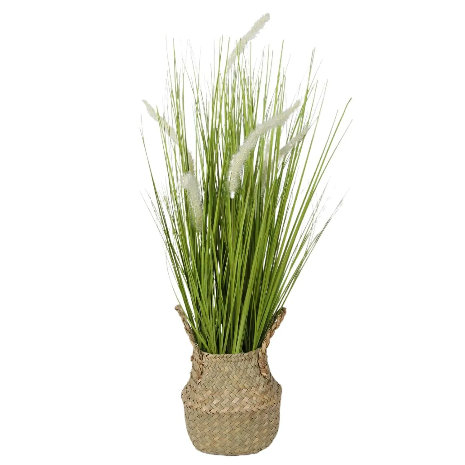 Artificial Pampas with Woven Basket image