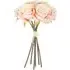 Artificial Rose Stem Bouquet - Cream