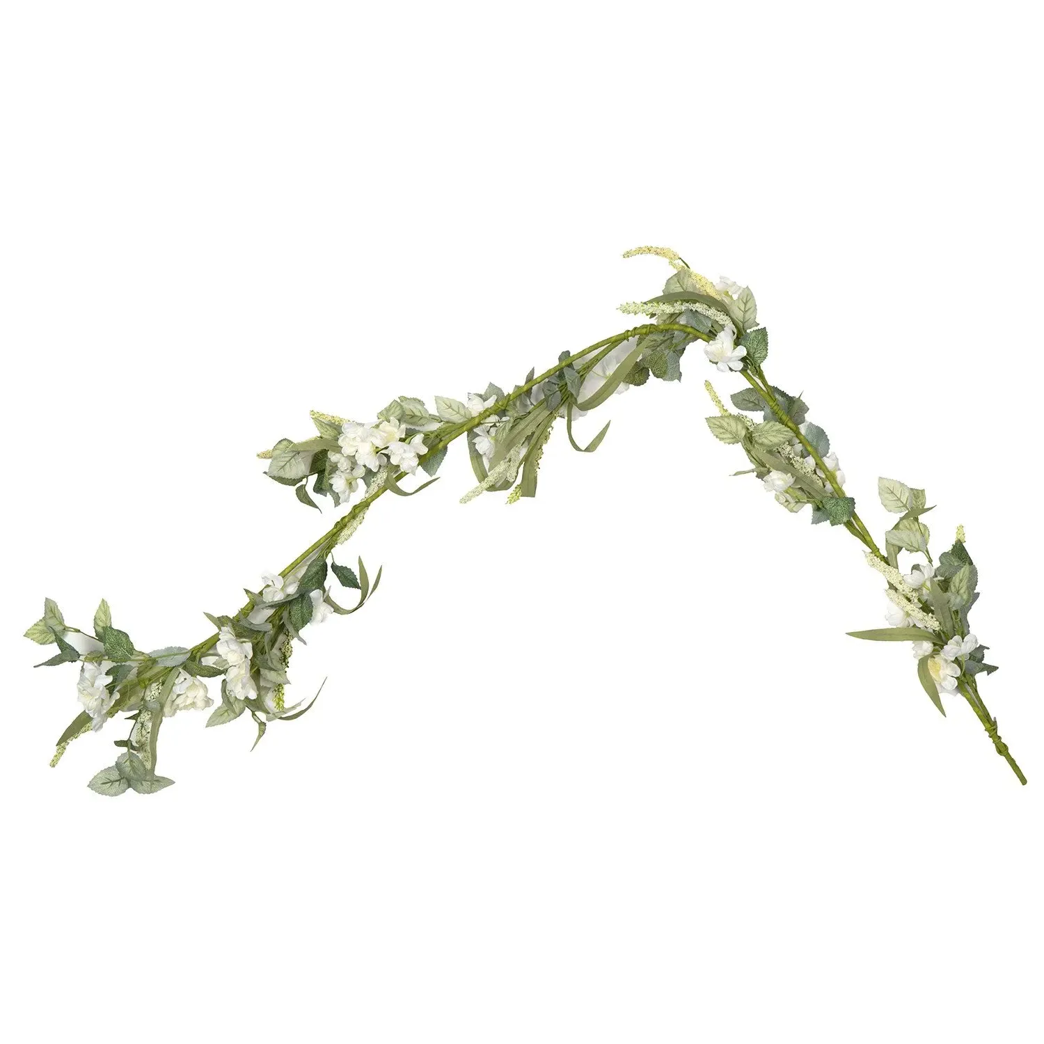 Artificial White Natural Garland image