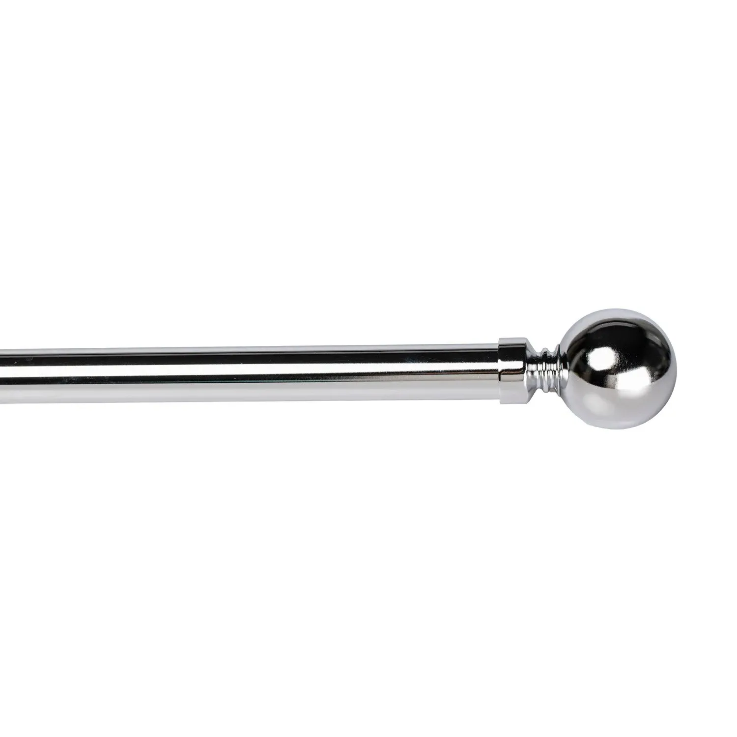 Ascot Extendable Curtain Pole - Chrome