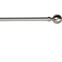 Ascot Extending Curtain Pole 120-210cm - Chrome