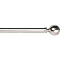 Ascot Extending Curtain Pole 120-210cm - Chrome, Steel