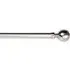 Ascot Extending Curtain Pole 120-210cm - Chrome, Steel