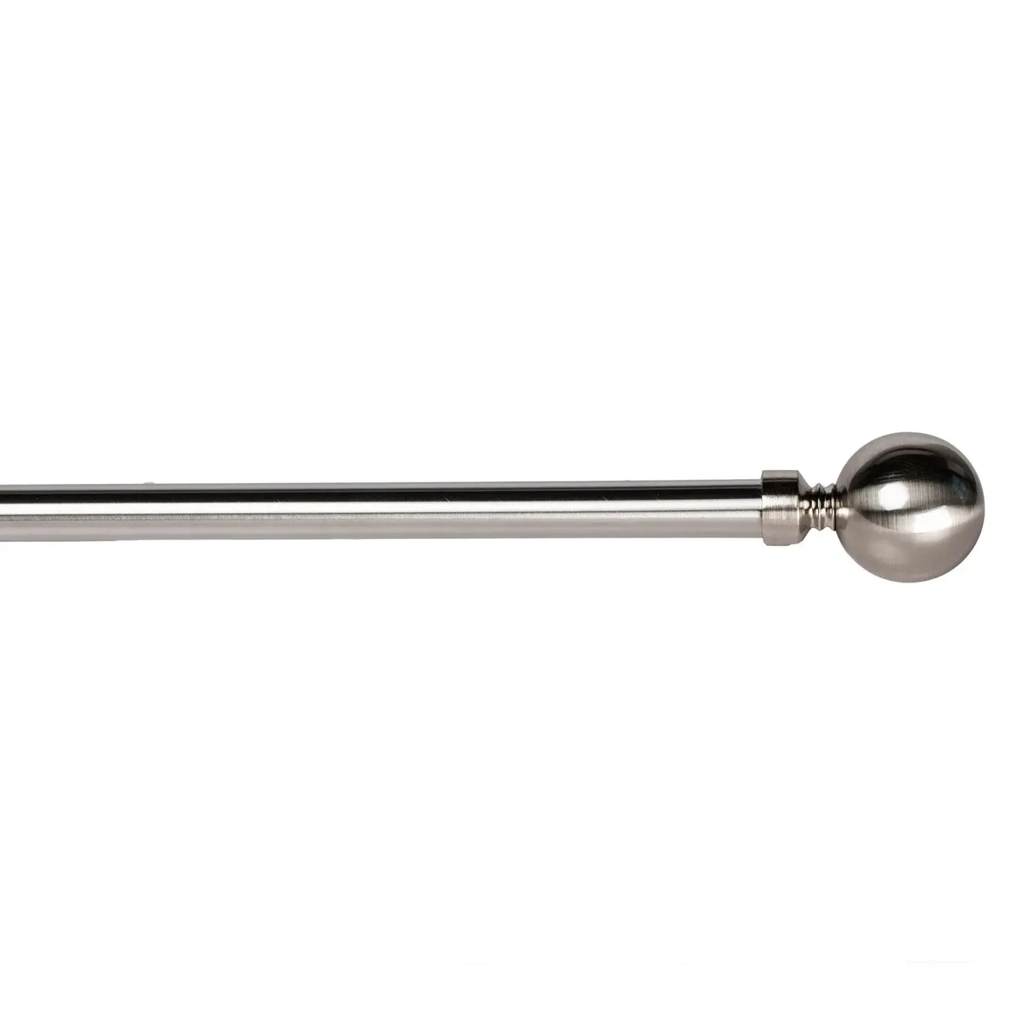 Ascot Extending Curtain Pole 120-210cm - Chrome image