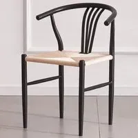 Ashford Set of 2 Dining Chairs - Black, Iron