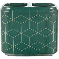 Ashley Emerald Toothbrush Holder - Emerald