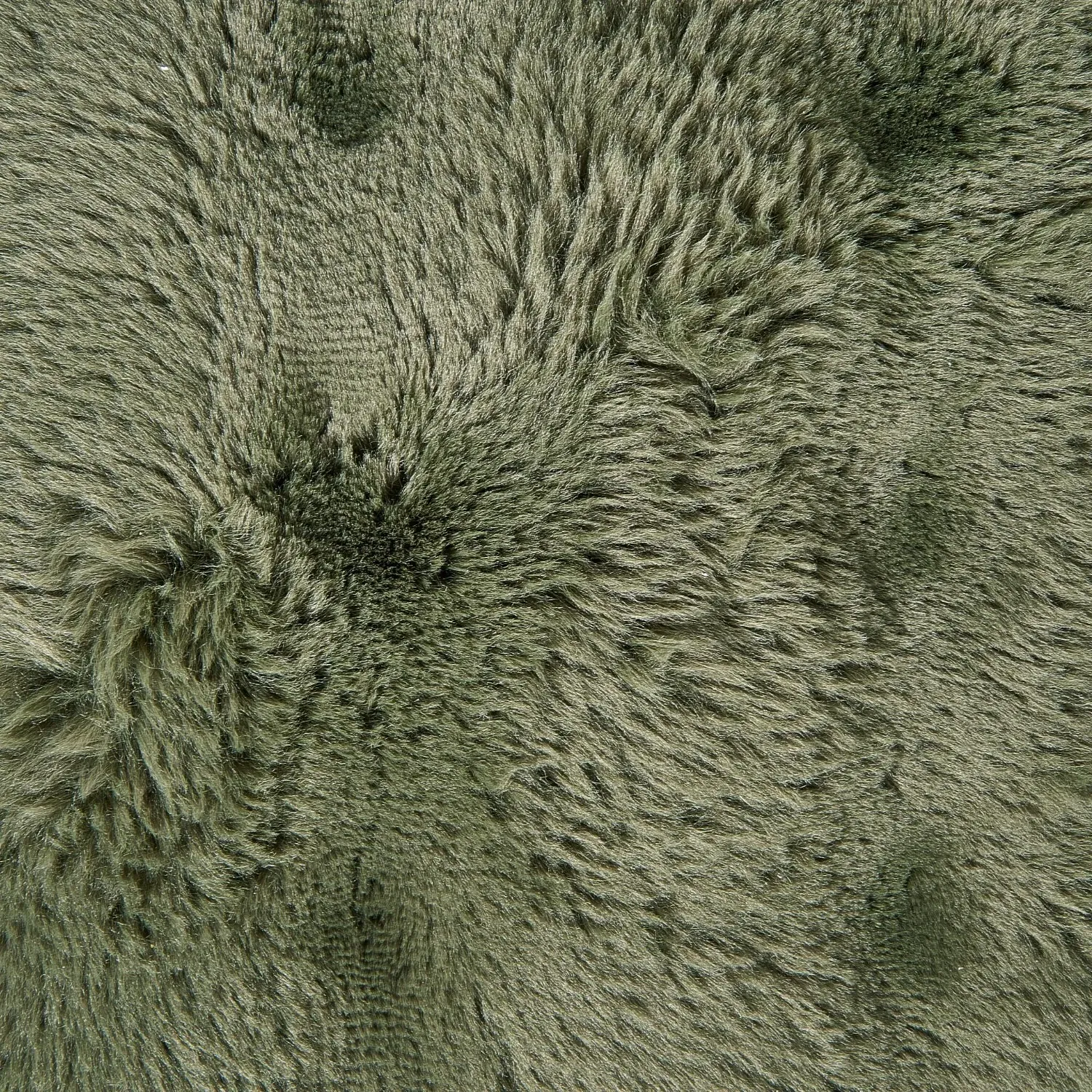 Aspen Faux Fur Cushion - Green