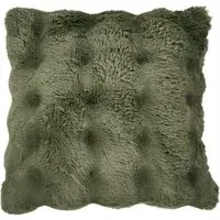 Aspen Faux Fur Cushion - Green