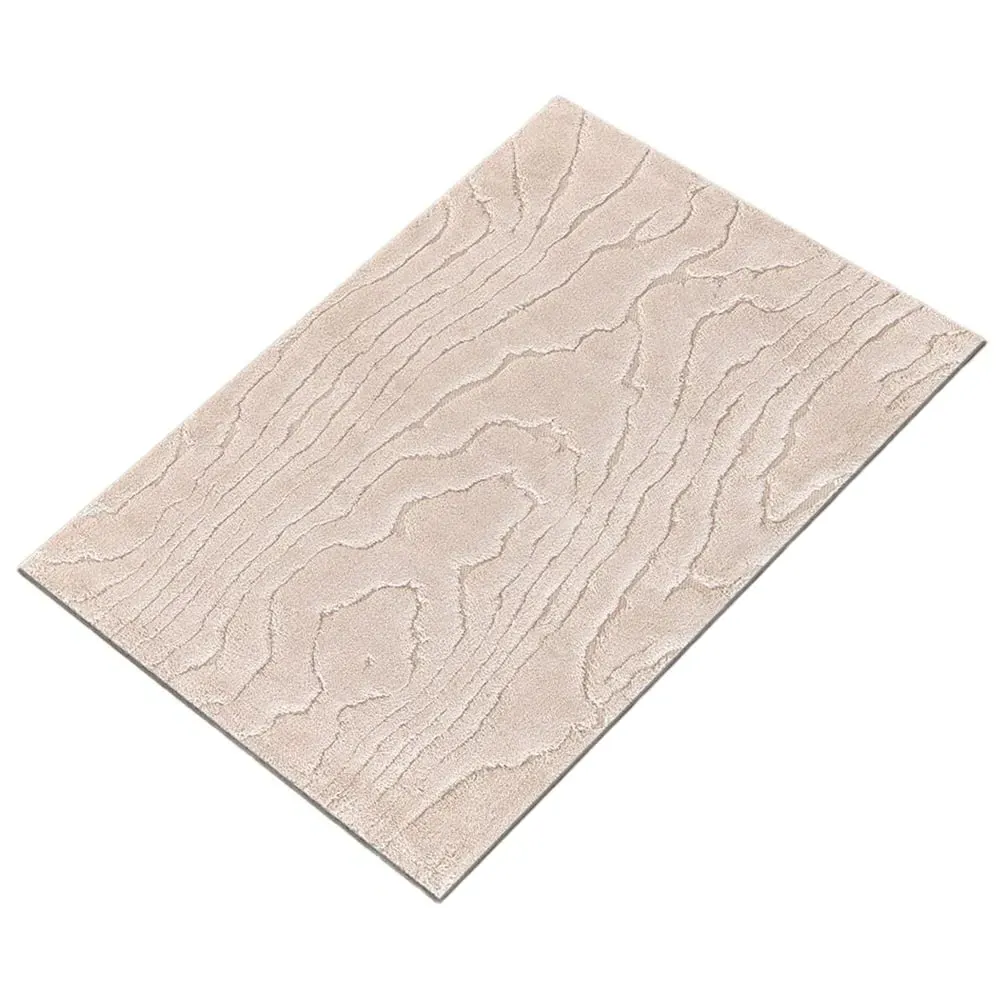 Aspen Wood Bath Mat - Beige, Cotton image