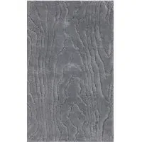 Aspen Wood Bath Mat - Dark Grey, Cotton