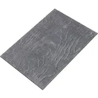 Aspen Wood Bath Mat - Dark Grey, Cotton