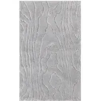 Aspen Wood Bath Mat - Light Grey, Cotton