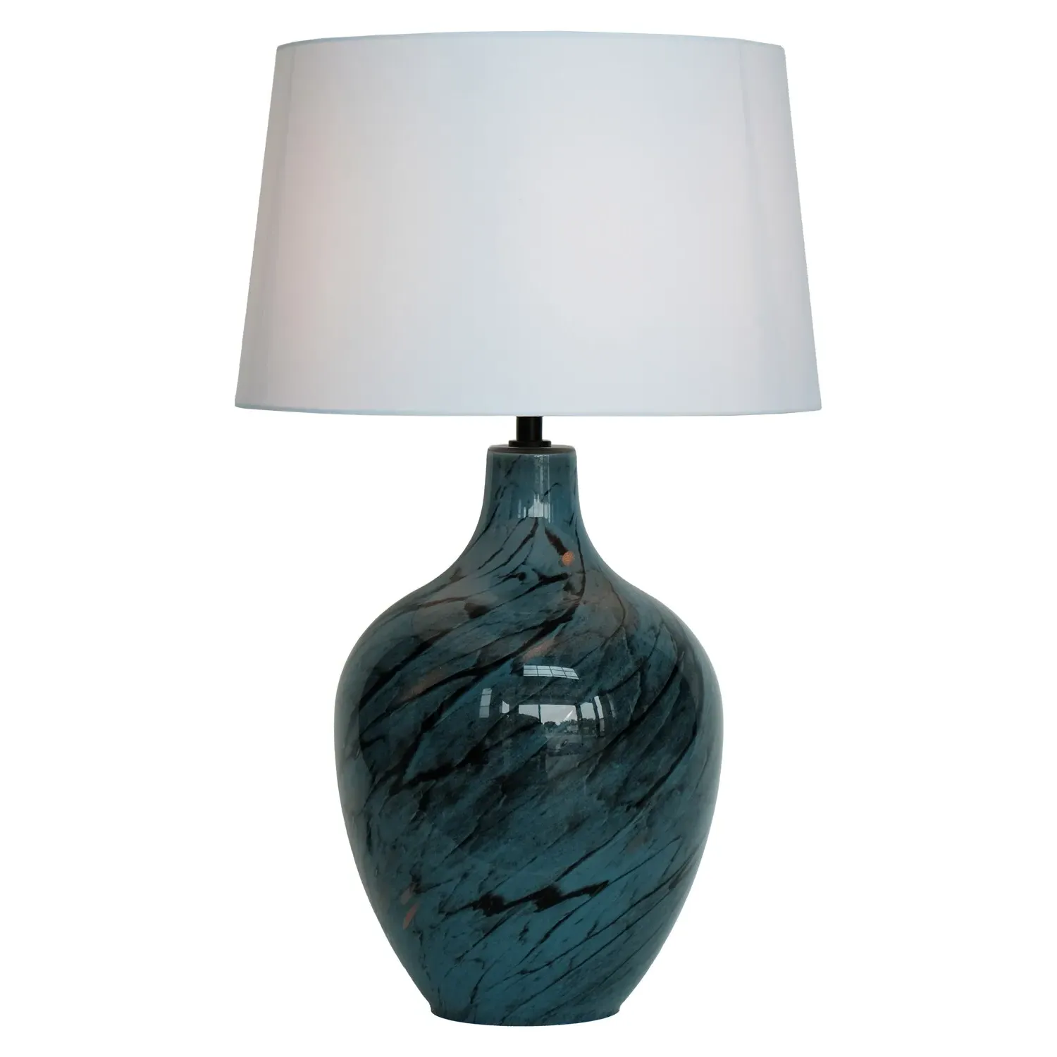 Aspyn Table Lamp - Blue, Black