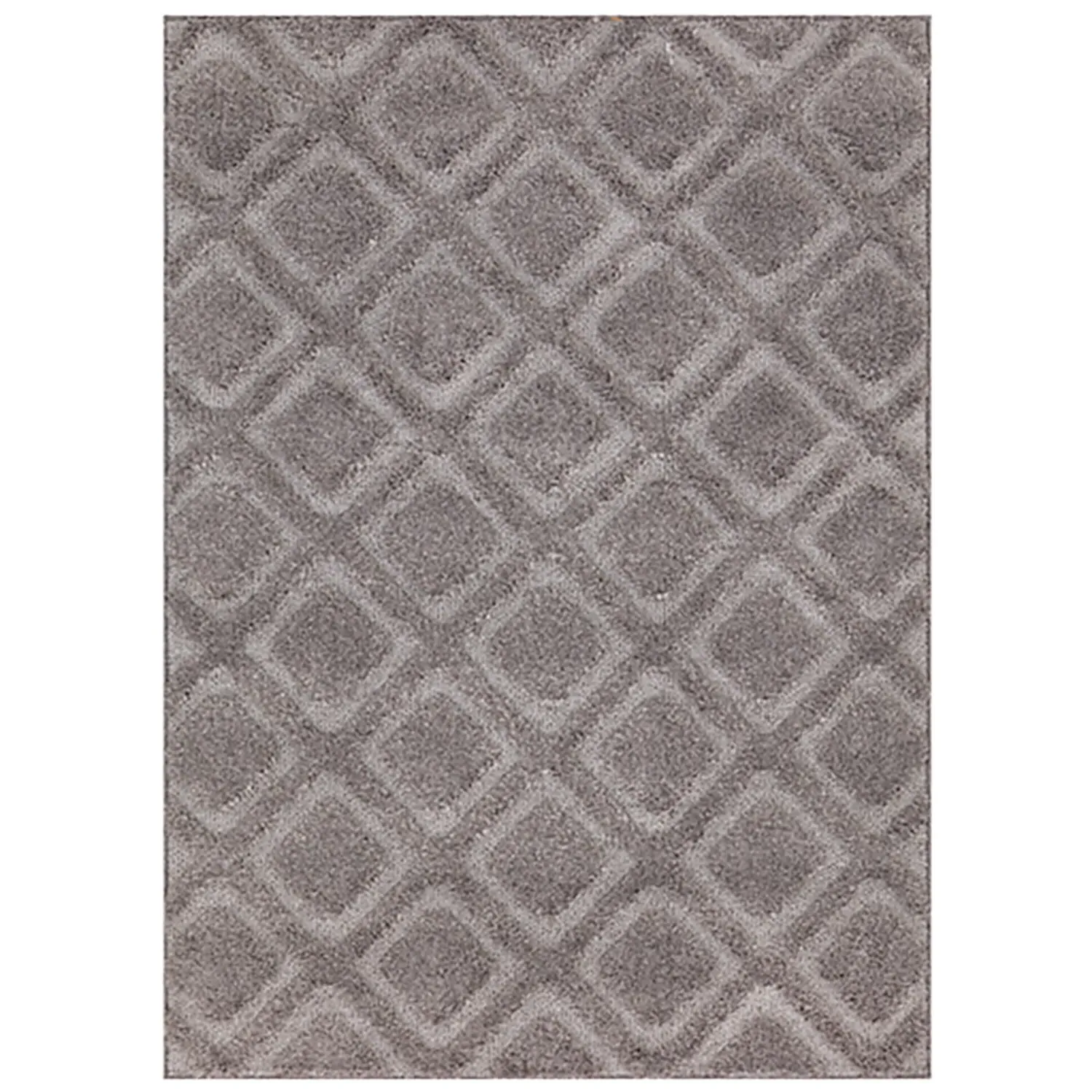 Astrid Diamond Rug - Grey