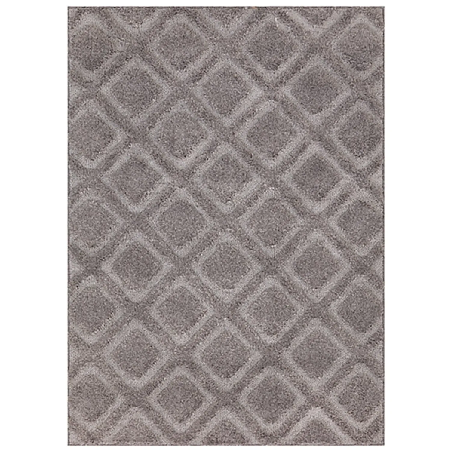 Astrid Diamond Rug - Grey