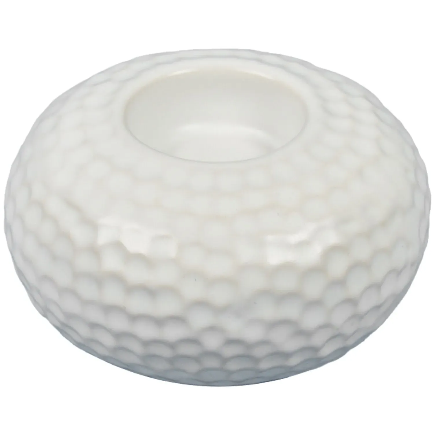 Astrid Hammered Tealight Holder - White image