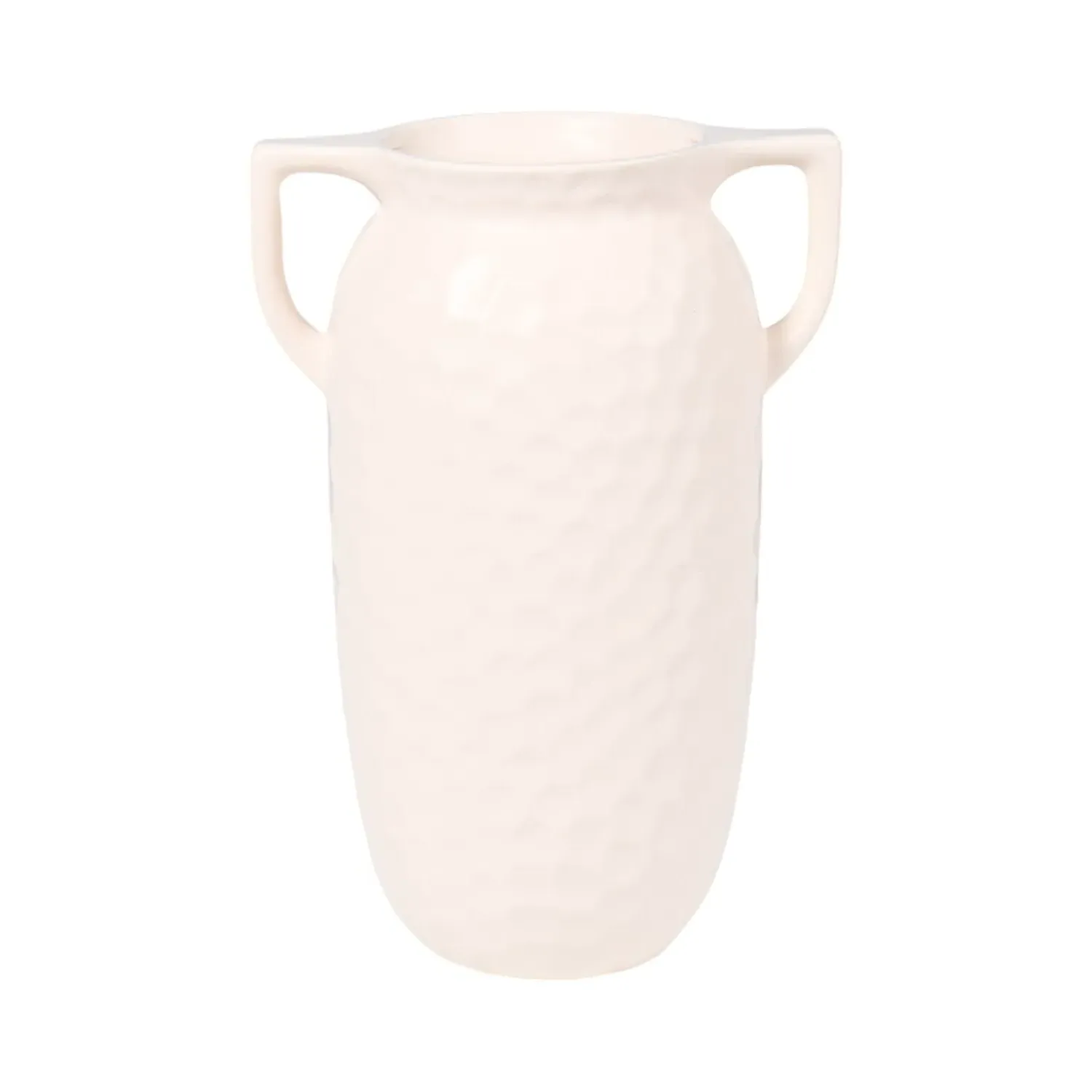 Athena Handled Vase - Beige