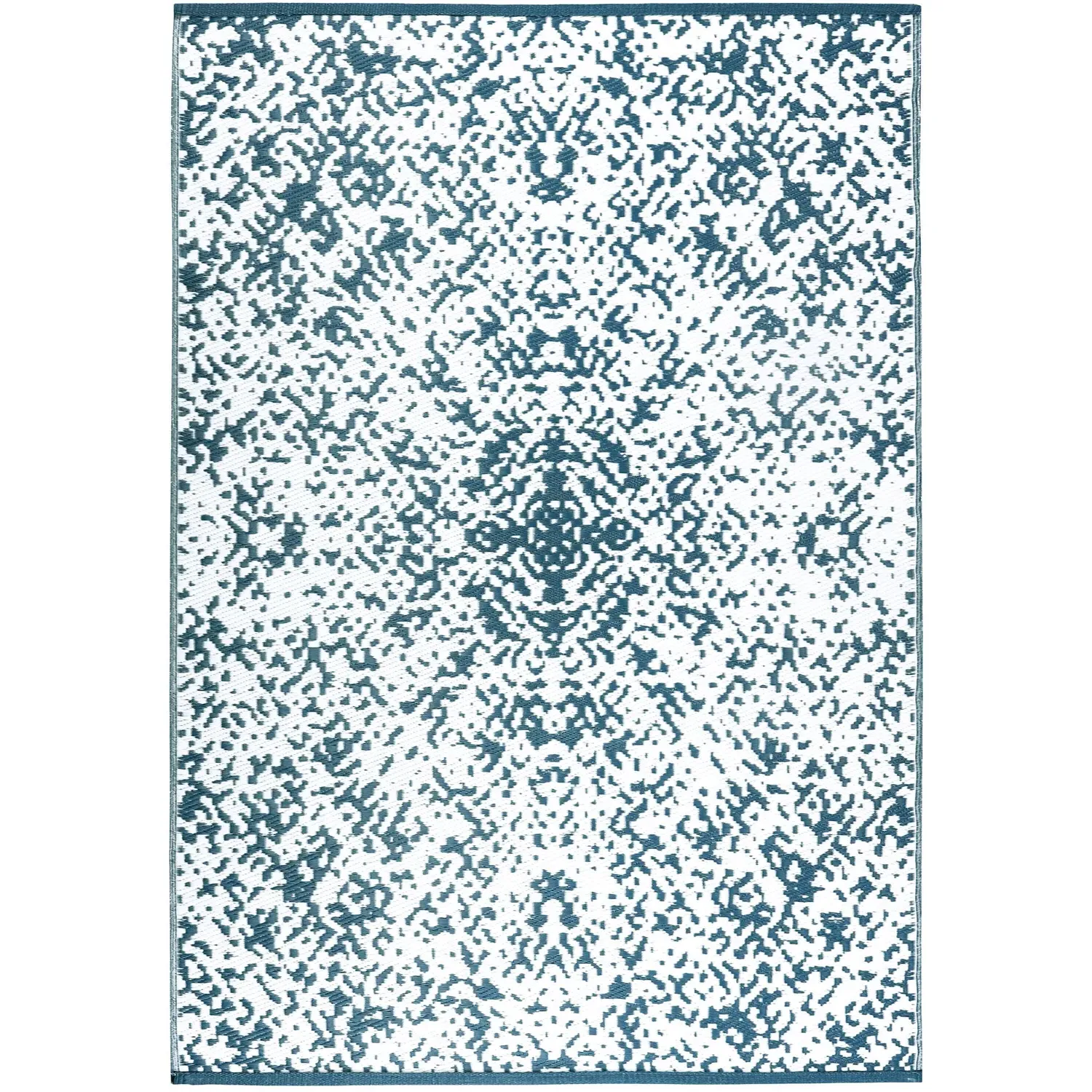 Athens Reversible Outdoor Rug - Ocean Blue