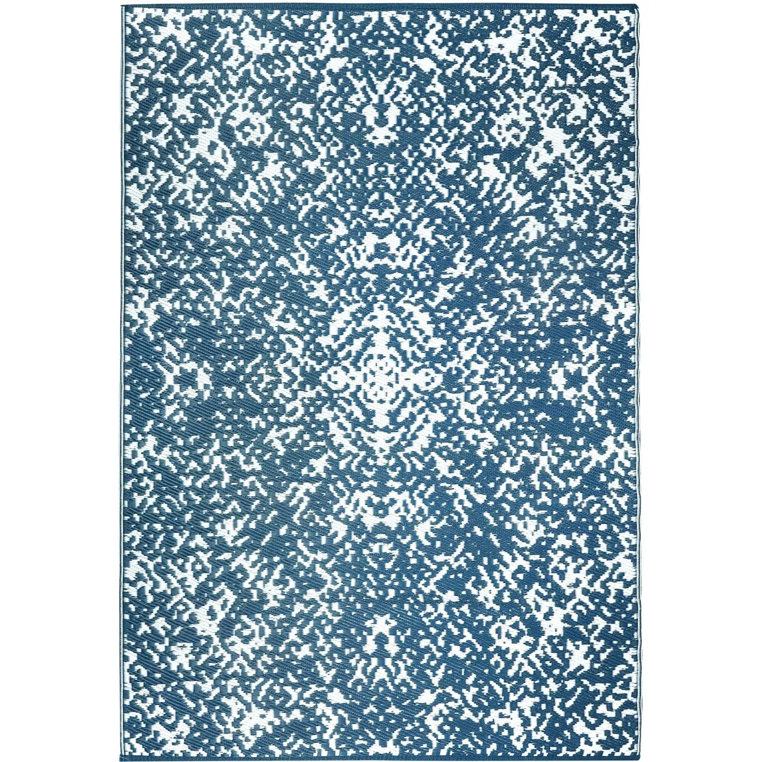 Athens Reversible Outdoor Rug - Ocean Blue
