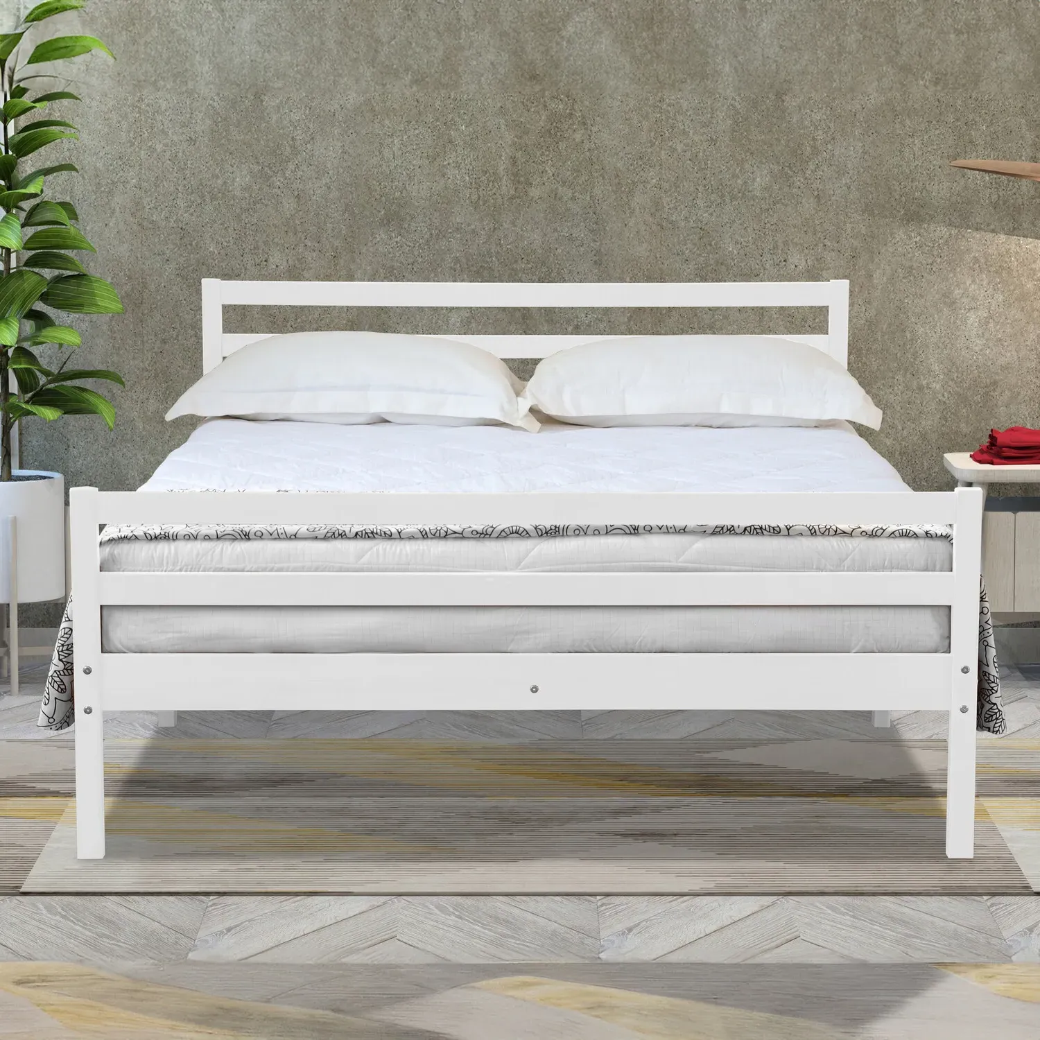 Atlas Bed Frame - White