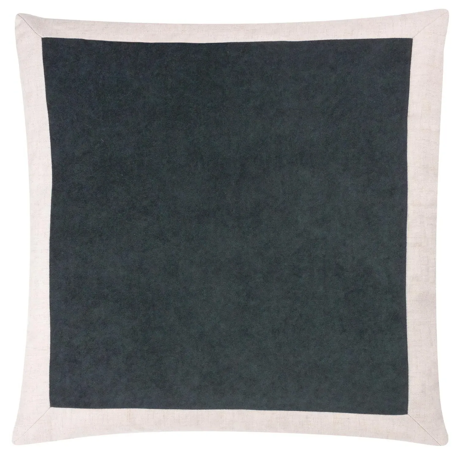 Auden Linen Velvet Cushion - Flint image