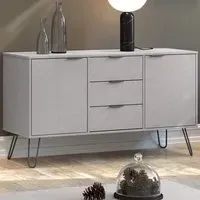 Augusta 2 Door 3 Drawer Medium Sideboard - Grey