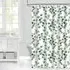 Aura Eucalyptus Shower Curtain - White