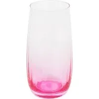 Aura Ombre Hi Ball Glass - Magenta