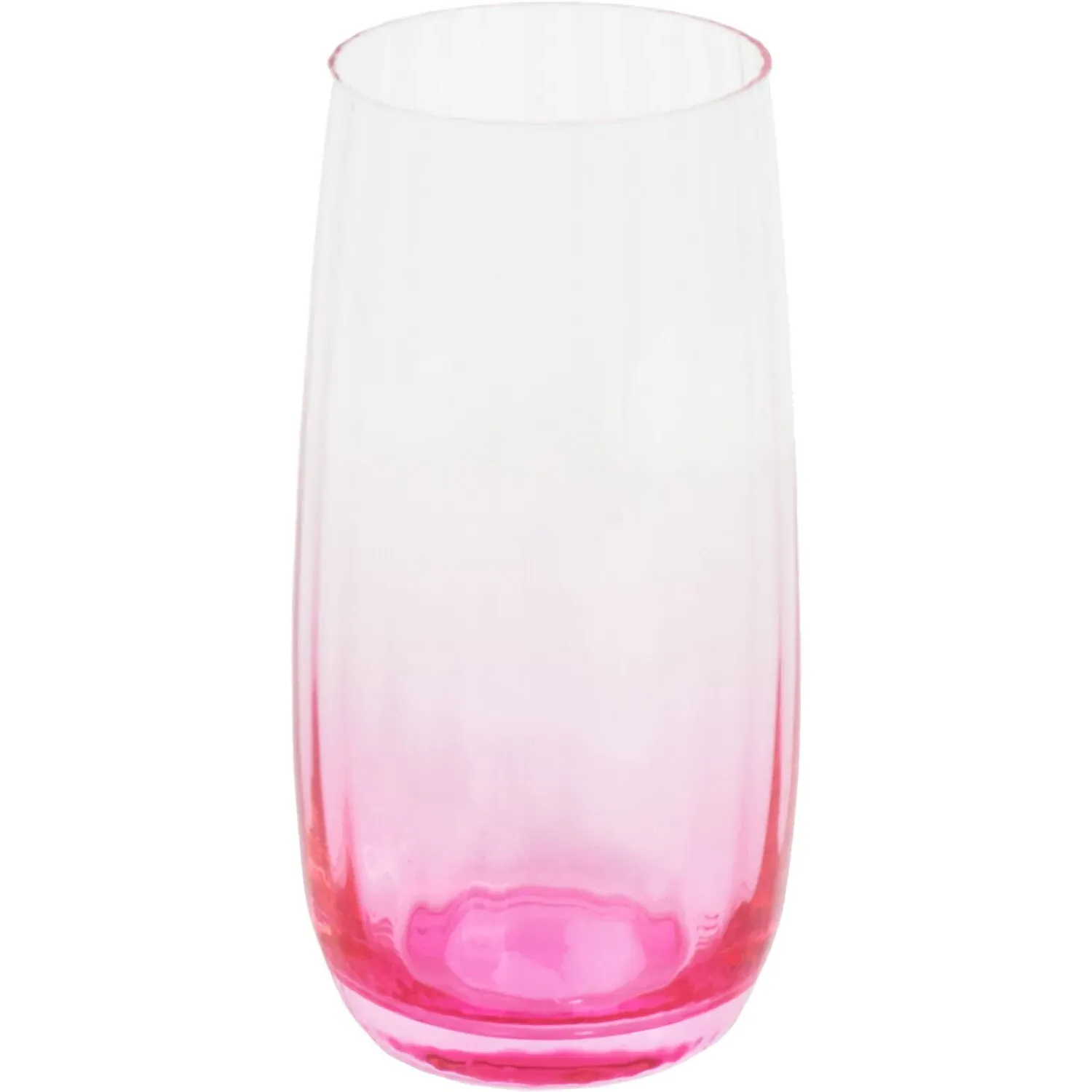 Aura Ombre Hi Ball Glass - Magenta image