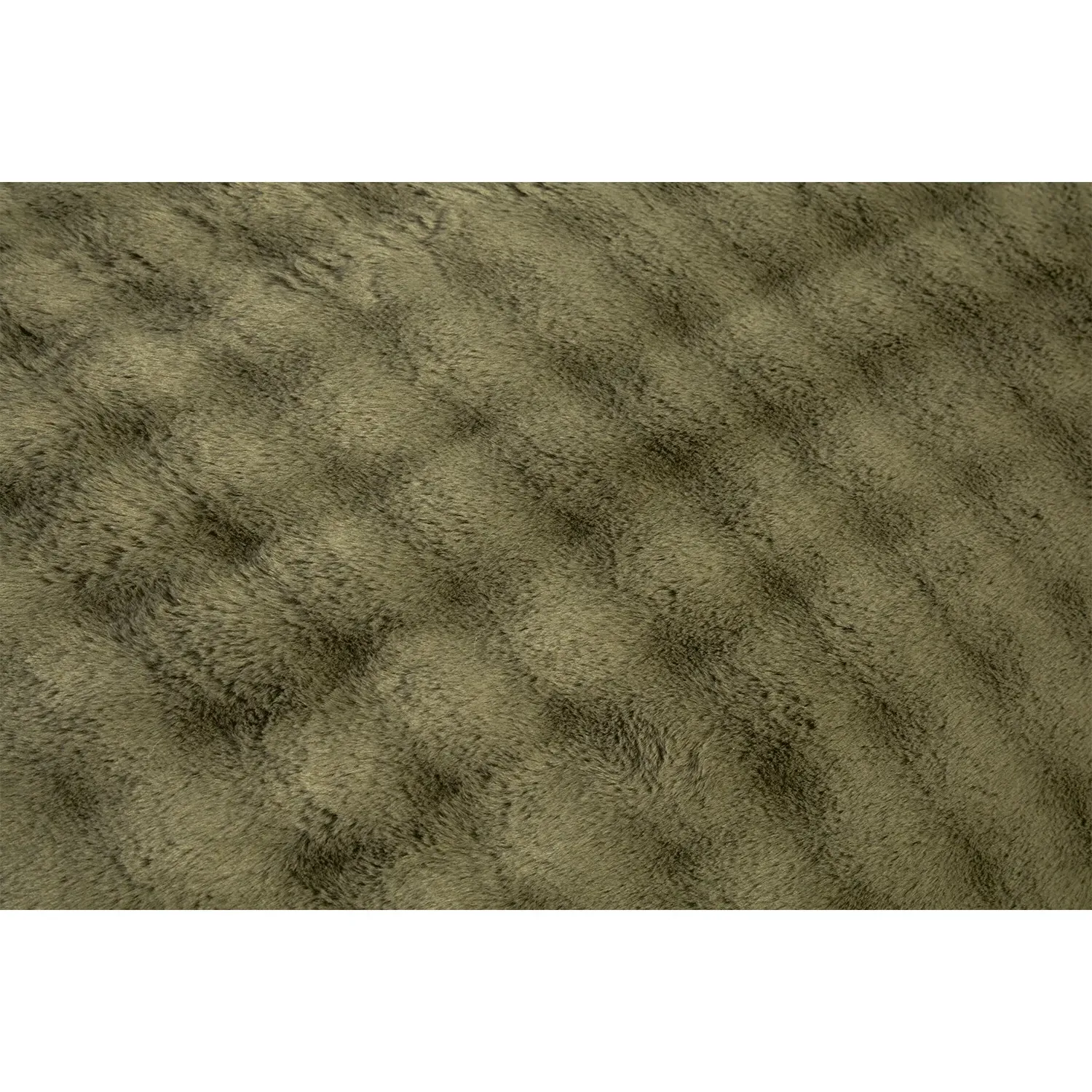 Aurora Faux Fur Duvet Set - Green