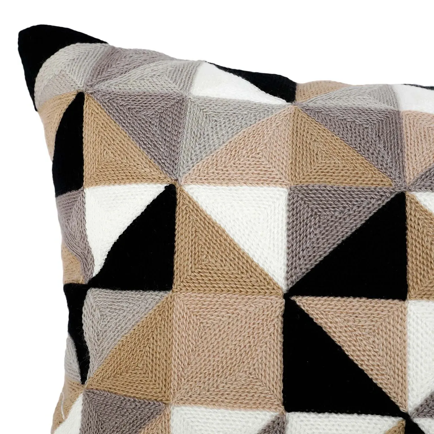 Austin Geo Cushion - Monochrome