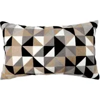 Austin Geo Cushion - Monochrome