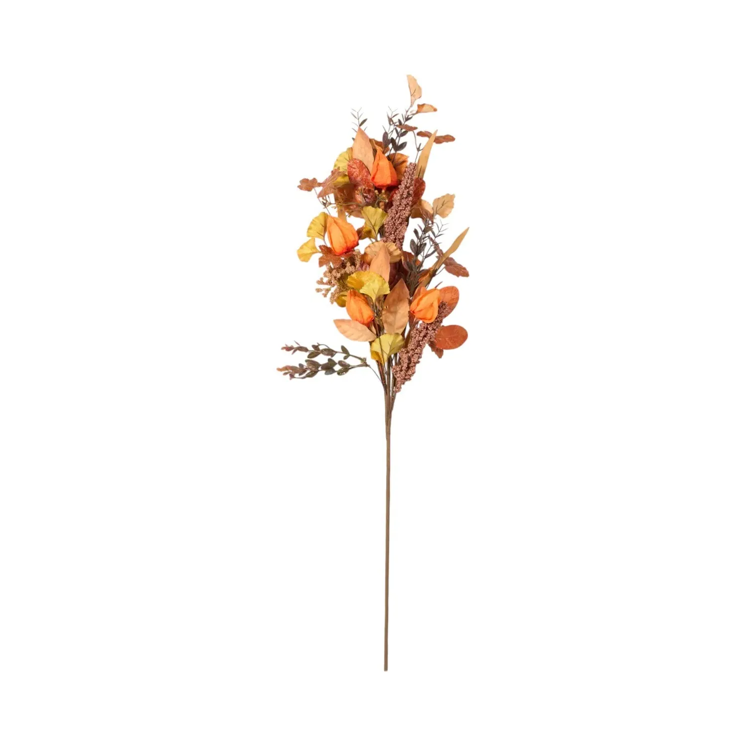 Autumn Foliage Decorative Spray - Orange