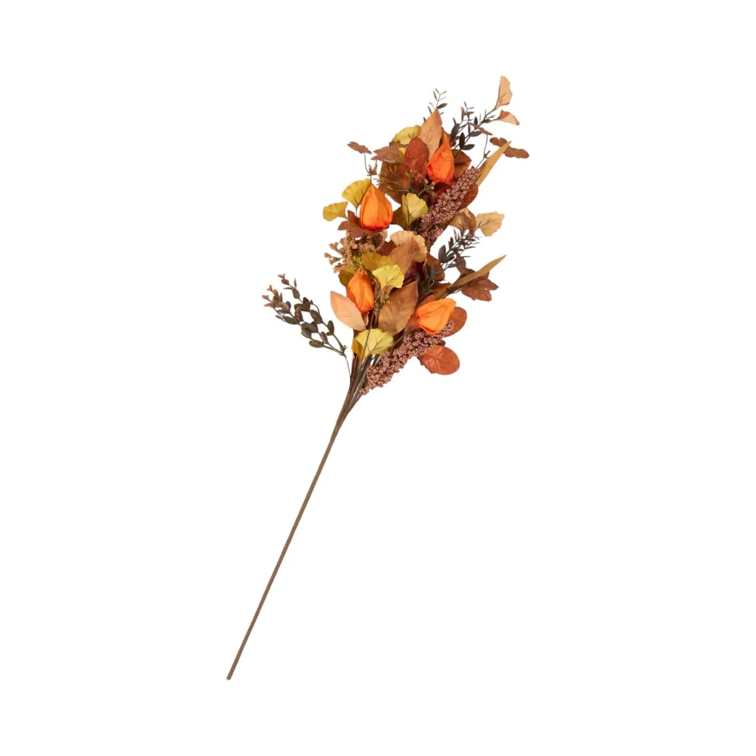 Autumn Foliage Decorative Spray - Orange
