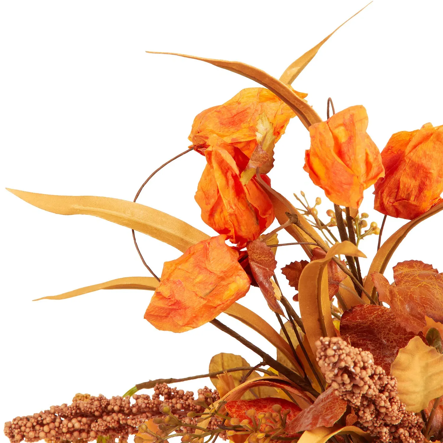 Autumn Garden Vase Arrangement - Orange