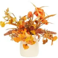 Autumn Garden Vase Arrangement - Orange