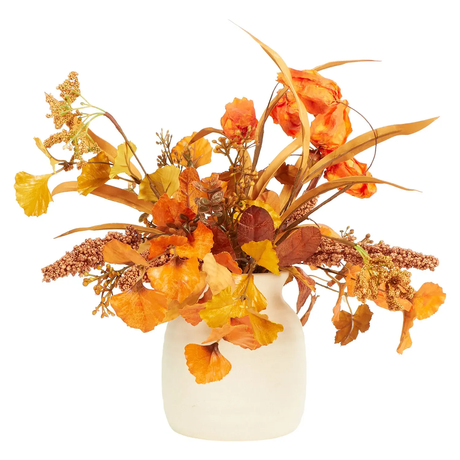 Autumn Garden Vase Arrangement - Orange image