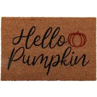 Autumn Printed Coir Door Mat - Brown