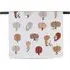 Autumn Pumpkins Hand Towel - White, Cotton