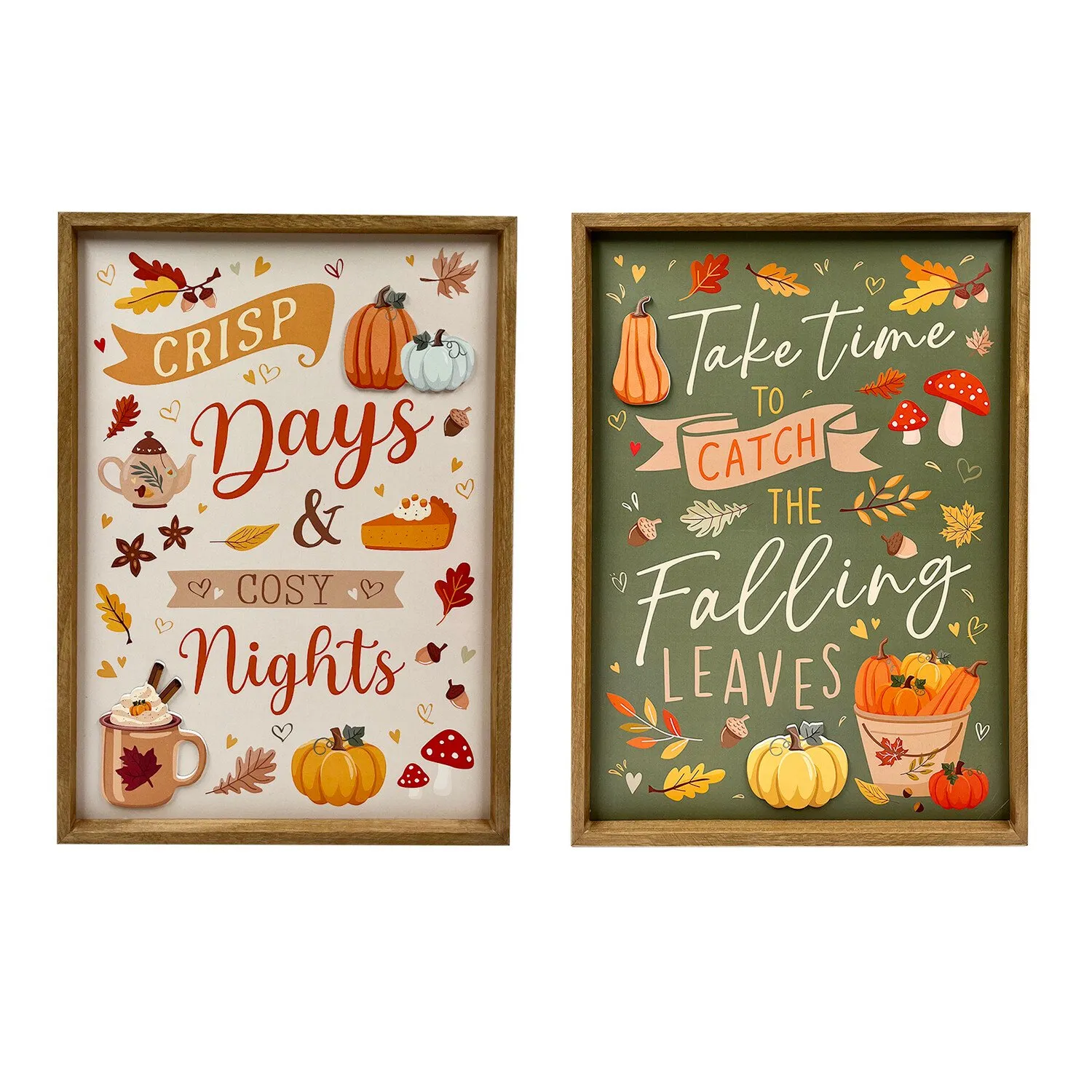 Autumn Sentiment Sign - Multicolour image