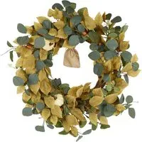 Autumnal Enchanted LED Wreath - Multicolour