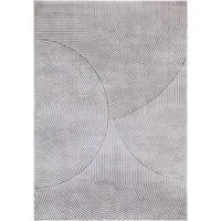 Avery Arch Rug - Charcoal