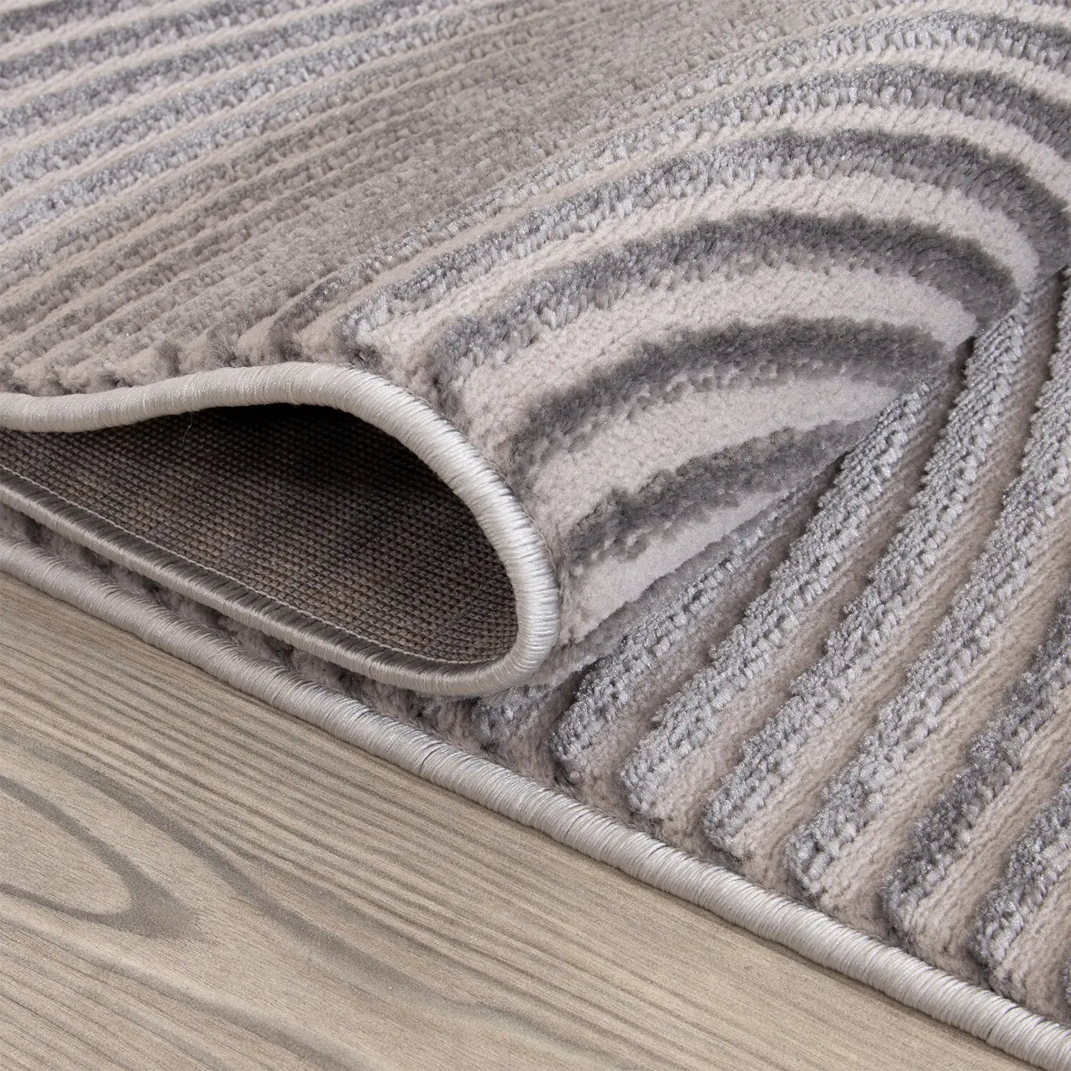 Avery Arch Rug - Charcoal