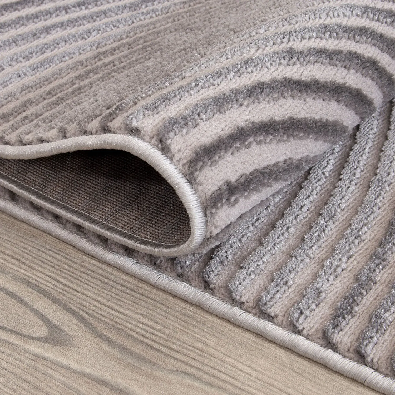 Avery Arch Rug - Charcoal