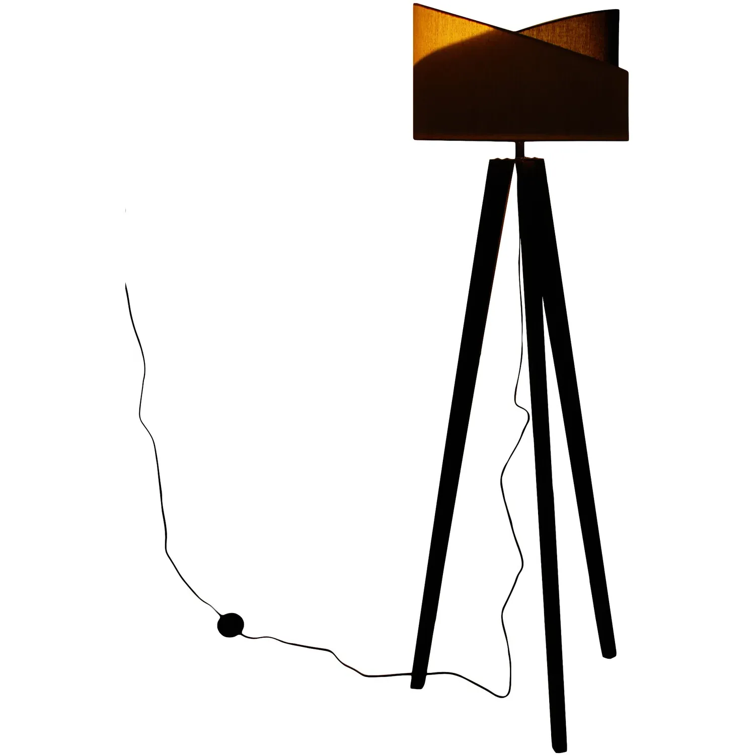 Avery Floor Lamp - White, Black