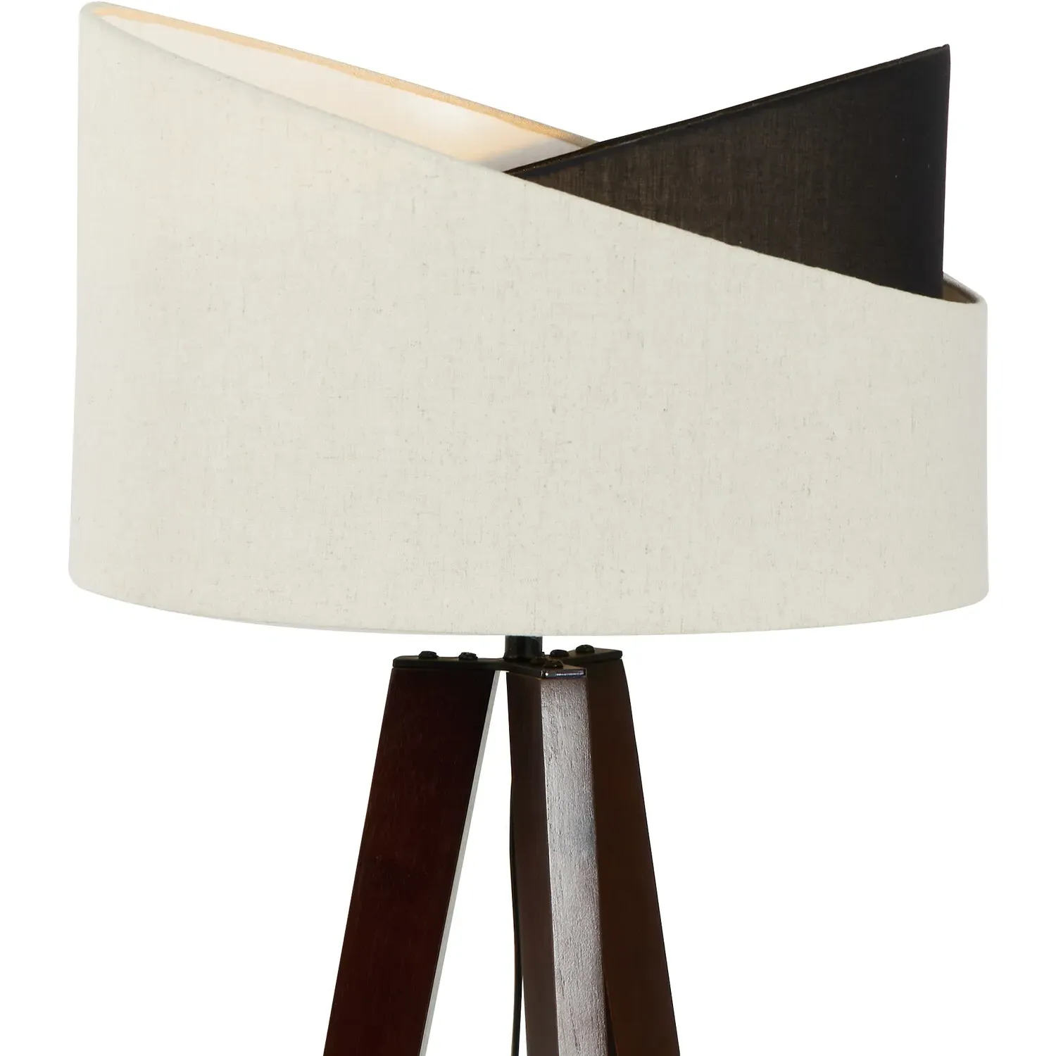 Avery Floor Lamp - White, Black