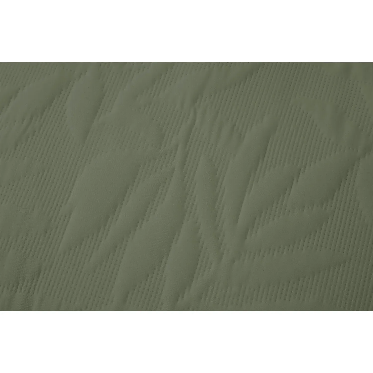 Avery Leaf Super King Duvet Cover and Pillowcase Set - Olive Green